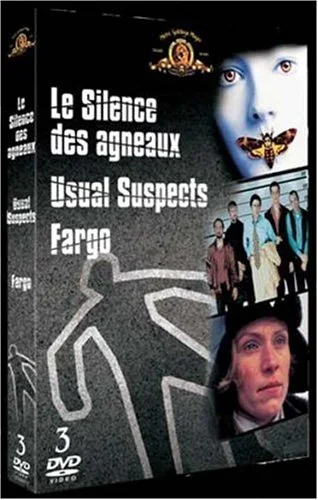 Coffret thriller 3 DVD : Usual suspects - Le silence des agneaux - Fargo - Coffret 3 DVD