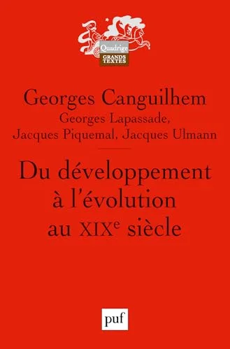 Du développement à l'évolution au XIXe siècle