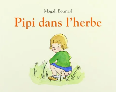 Pipi dans l'herbe