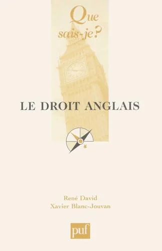 Le Droit anglais
