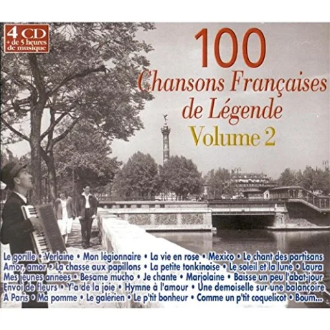 100 Chansons françaises de légende Vol. 2