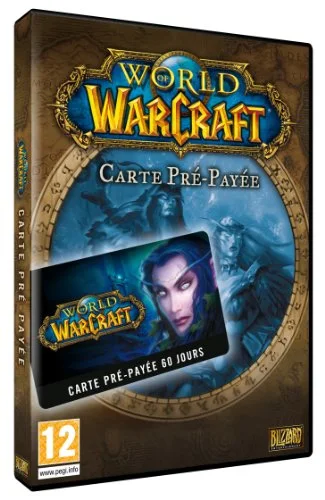 World Of Warcraft Carte Pré-Payée 2 mois d'abonnement