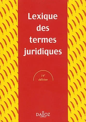 Lexique des termes juridiques