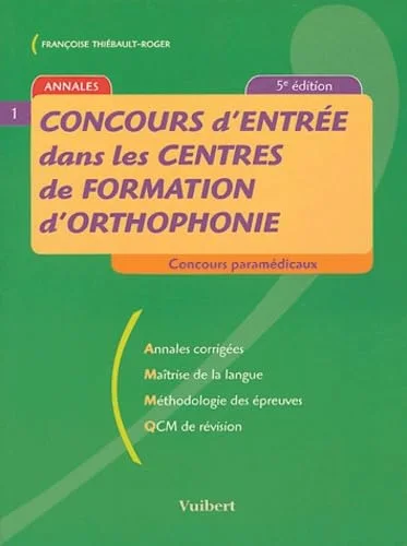 Concours d'entrée dans les centres de formation d'orthophonie