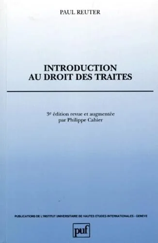 Introduction au droit des trait�s