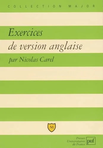 Exercices de version anglaise