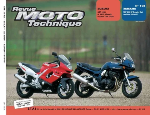 Revue technique de la Moto, num�ro 105.1 : Suzuki 1200 Bandit, Yamaha YZF 600