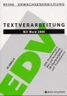 Textverarbeitung mit Word 2000.