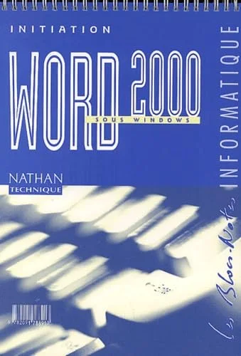 Word 2000 initiation lutrin eleve 2001