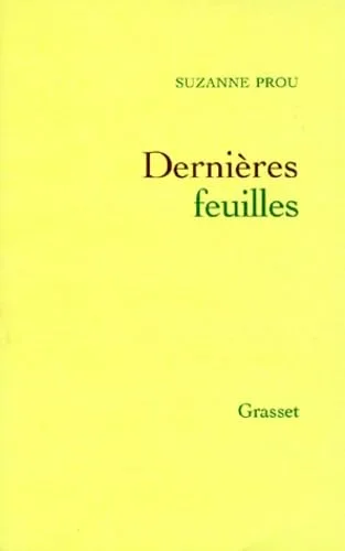 Derni�res feuilles