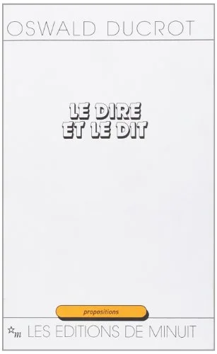 Le dire et le dit