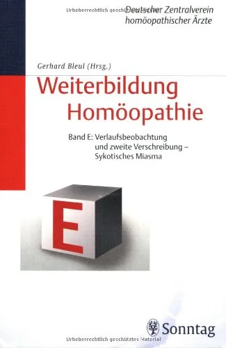 Weiterbildung Hom�opathie.