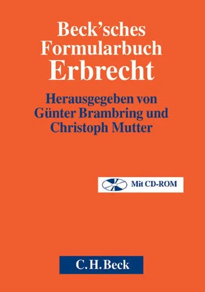 Beck'sches Formularbuch Erbrecht.