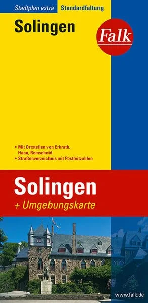 Falk Stadtplan Extra Solingen