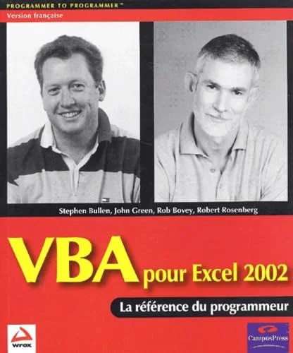 VBA pour Excel 2002