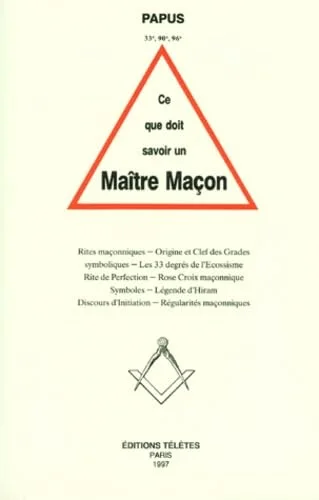 Ce que doit savoir un maître maçon