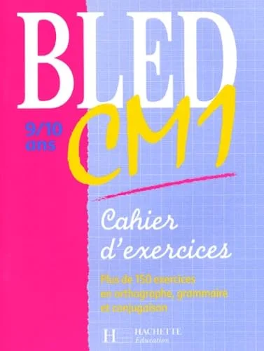 Cahier Bled, CM1