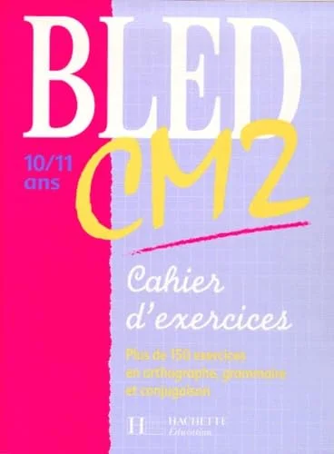 Cahier Bled, CM2