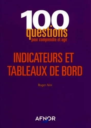 Indicateurs et tableaux de bord