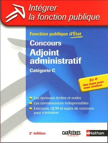 Concours Adjoint administratif : Catégorie C