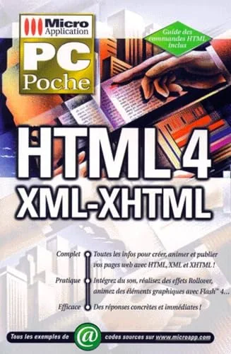 PC poche HTML 4, XML, XHTML