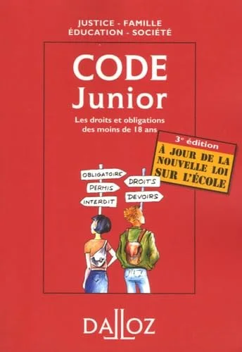 Code junior : Droit et obligations des moins de 18 ans