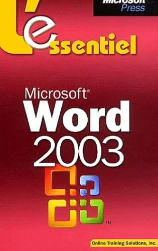 L'Essentiel : Microsoft Word 2003