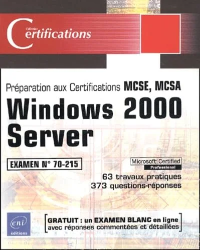 Windows 2000 Server – Examen 70-215