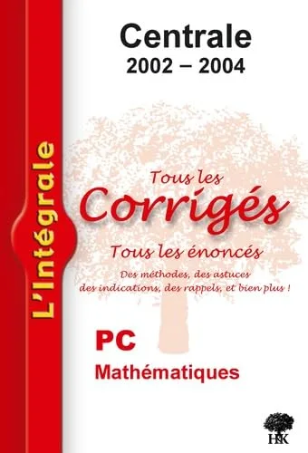 Math�matiques PC Centrale 2002-2004