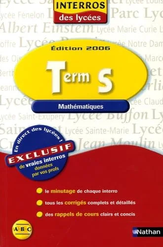 Mathématiques Tle S
