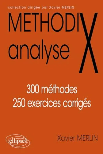 Analyse : 300 méthodes, 250 exercices corrigés