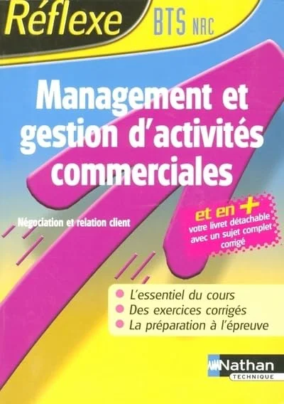 Management et Gestion d'Activités Commerciales BTS NRC