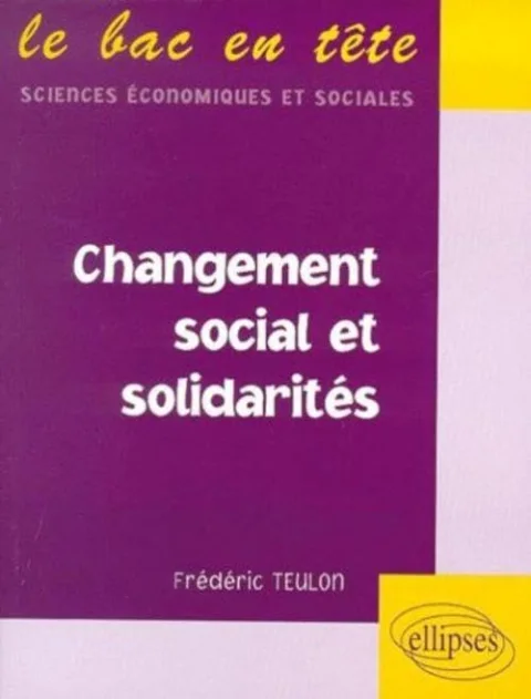 Changement social et solidarit�s