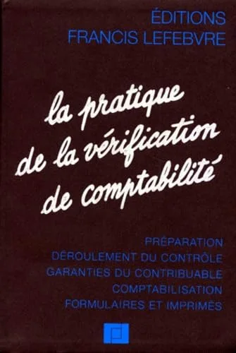 La Pratique de la V�rification de Comptabilit�
