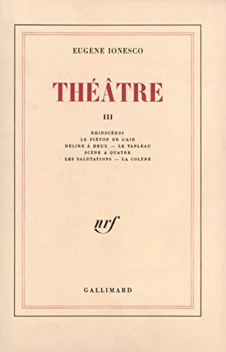 Th��tre, tome 3