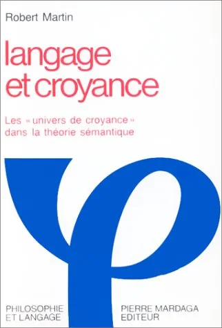Langage et croyance