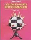 Catalogue d'objets introuvables