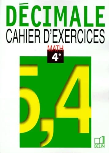 Math 4e 98 - cahier d'exercices