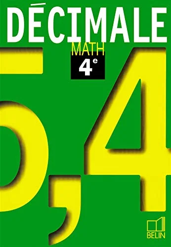 Math 4e 98 - livre de l'�l�ve