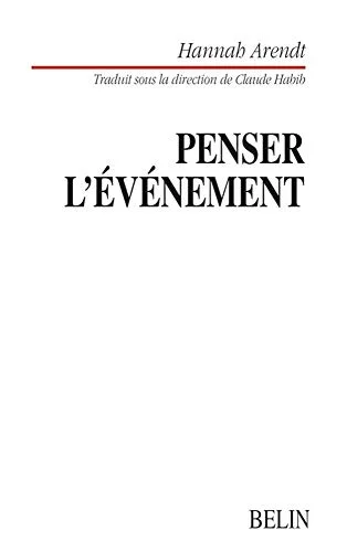 Penser l'�v�nement