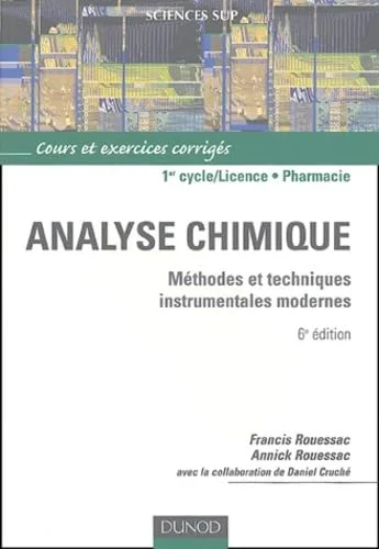 Analyse chimique : M�thodes et techniques instrumentales modernes