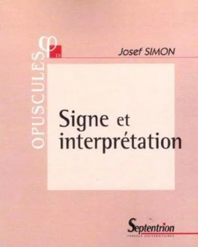 Signe et interpr�tation