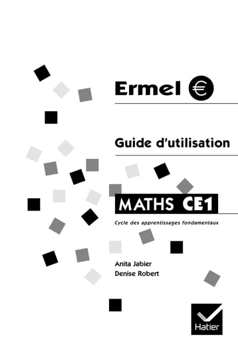 Ermel Maths CE1 : Guide utilisation 2001