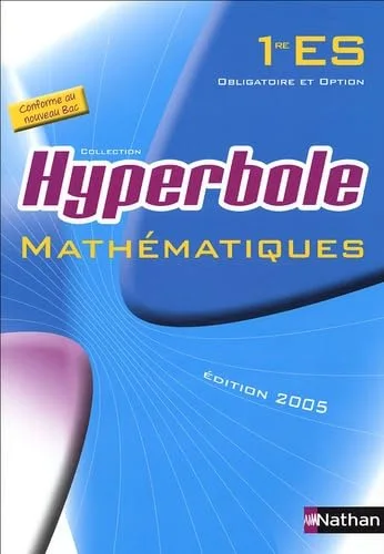 Mathématiques 1e ES : Programme 2001