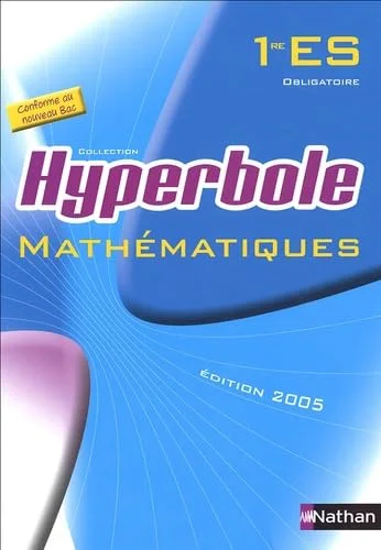 Mathématiques 1e ES obligatoire : Programme 2001