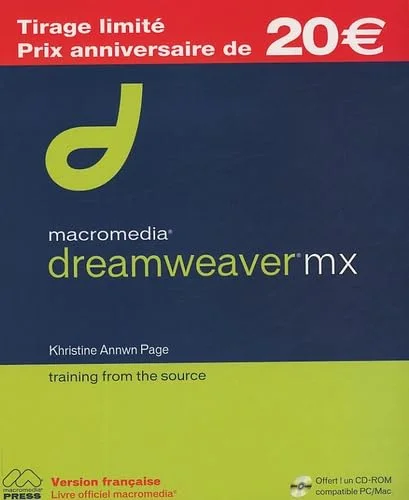 Dreamweaver MX : Training from the source (1C�d�rom)