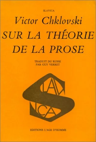 Sur la th�orie de la prose