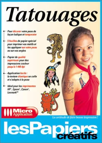 Tatouages - 5 feuilles