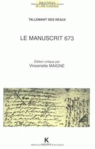 Le manuscrit 673