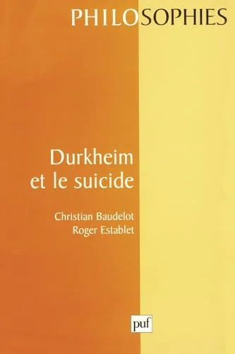 Durkheim et le suicide